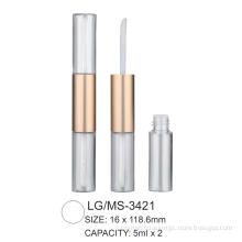 Doublel Head Plastic Wholesale Lipgloss/Mascara Container